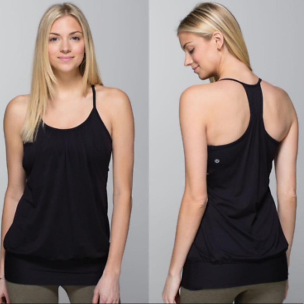 Lululemon No limits tank black S 6